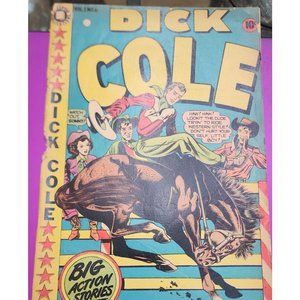 Vintage Dick Cole #6 1949 Comic Book (A3070)